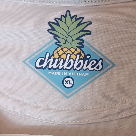 Chubbies Multicolor XL 88% Polyester 12% Spandex Golf Polo Shirt - Picture 4 of 5